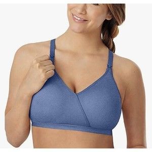 Playtex Maternity & Nursing NWT Denim Heather Shaping Foam Wirefree Bra Size XS